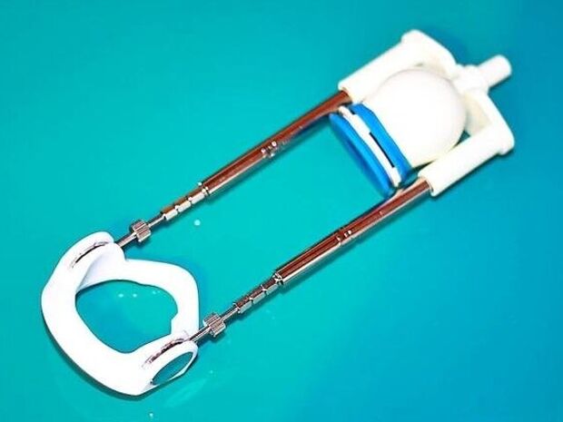 Fir de Phallus ze verlängeren, kënnt Dir e speziellen Apparat benotzen - en Extender.