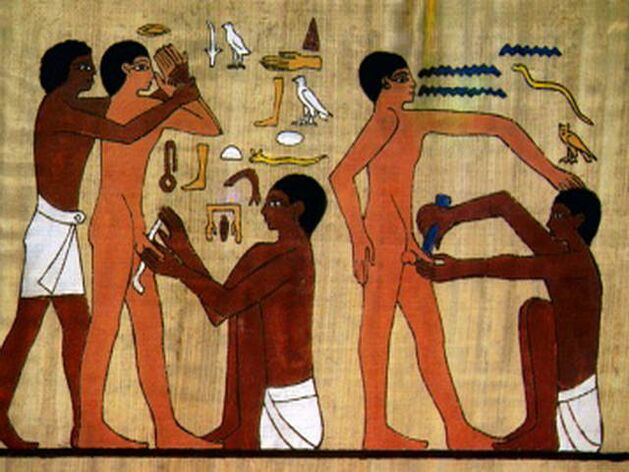 Antike Methoden vun der Penisvergréisserung